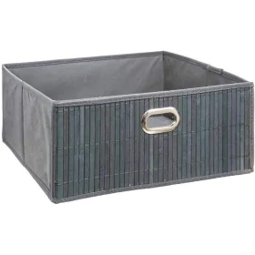 Cestino 5five Grigio 31 x 31 x 13.5 cm Bambù di 5five, Scatole decorative - Rif: S7908239, Prezzo: 7,57 €, Sconto: %