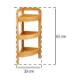 Corner Shelves 5five 3 Shelves 23 x 23 x 61 cm Bamboo by 5five, Bathroom Shelves - Ref: S7908241, Price: 32,74 €, Discount: %