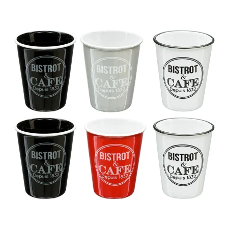 6 Piece Coffee Cup Set 5five Bistrot (110 ml) by 5five, Cups - Ref: S7908247, Price: 15,34 €, Discount: %