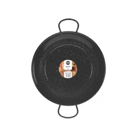 Deep Pan with Handles Vaello Black Enamelled Steel (Ø 30 cm) by Vaello, Frying Pans - Ref: S7908266, Price: 10,45 €, Discount: %