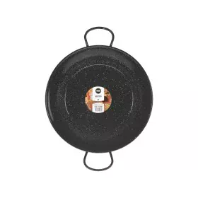 Deep Pan with Handles Vaello Black Enamelled Steel (Ø 30 cm) by Vaello, Frying Pans - Ref: S7908266, Price: 10,03 €, Discount: %