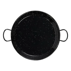 Padella Honda con Manici Vaello Nero Acciaio Smaltato (Ø 38 cm) di Vaello, Padelle universali - Rif: S7908268, Prezzo: 15,52 ...