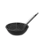 Frying pan with basket Vaello Black Enamelled Steel (Ø 24 cm) by Vaello, Frying Pans - Ref: S7908270, Price: 14,27 €, Discoun...