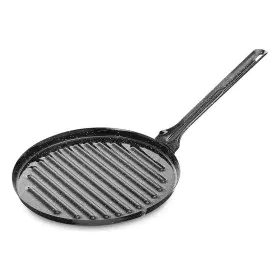 Asadora Vaello Redonda Negro Acero Esmaltado (Ø 24 cm) de Vaello, Grills y asadores - Ref: S7908276, Precio: 7,22 €, Descuent...