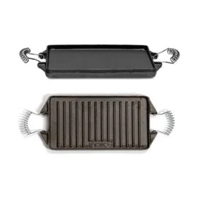 Piastra per Arrostire Vaello Grigio Ferro Fuso (47 x 27 cm) di Vaello, Padelle grill - Rif: S7908283, Prezzo: 45,15 €, Sconto: %