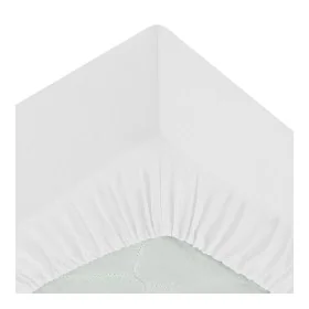 Drap housse Atmosphera Blanc (140 x 190 cm) de Atmosphera, Draps et taies d'oreiller - Réf : S7908313, Prix : 17,85 €, Remise...