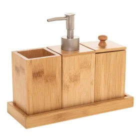 Ensemble de Bain 5five Natureo Naturel Bambou (22 x 8.8 x 18 cm) de 5five, Ensembles d'accessoires - Réf : S7908399, Prix : 1...