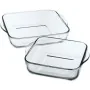 Set de Fuentes para Horno 1690037 Transparente Cristal 1 L (2 Unidades) de Pasabahce, Bandejas para horno - Ref: S7908426, Pr...