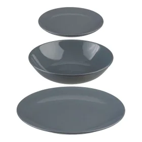 Tableware Secret de Gourmet Ceramic Grey (18 Pieces) by Secret de Gourmet, Combination Sets - Ref: S7908435, Price: 56,49 €, ...