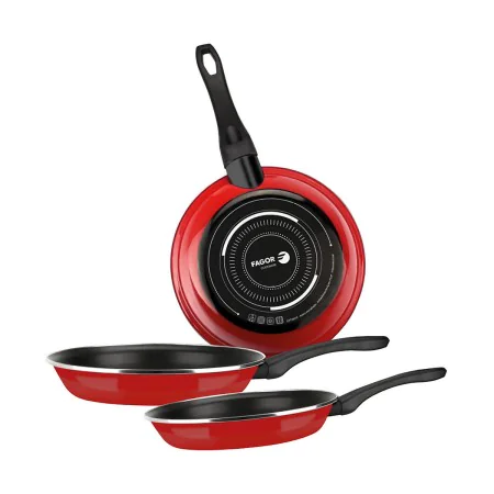 Conjunto de Frigideiras FAGOR Vermelho de Fagor, Tachos de chef - Ref: S7908450, Preço: 41,19 €, Desconto: %