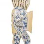 Deko-Figur Alexandra House Living Blau Weiß Holz Glas Fisch 148 x 10 x 23 cm von Alexandra House Living, Sammlerstücke - Ref:...