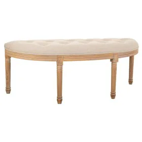 Bench Alexandra House Living Cream Rubber wood 45 x 48 x 125 cm by Alexandra House Living, Chairs - Ref: D1630555, Price: 200...