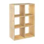 Shelves Astigarraga Dinamic 6 Brown Natural Pinewood 70,8 x 33 x 105,4 cm Cubes Modular by Astigarraga, Standing Shelf Units ...