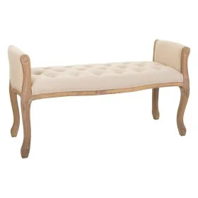 Bench Alexandra House Living Cream Rubber wood 48 x 60 x 113 cm by Alexandra House Living, Chairs - Ref: D1630557, Price: 190...