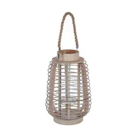 Farol Atmosphera Portavelas Ratán (33 x 22 cm) de Atmosphera, Candelabros y portavelas - Ref: S7908577, Precio: 29,34 €, Desc...