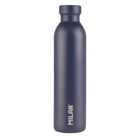 Bouteille Thermique en Acier Inoxydable Milan Blue marine 591 ml de Milan, Thermos - Réf : S7908699, Prix : 17,93 €, Remise : %