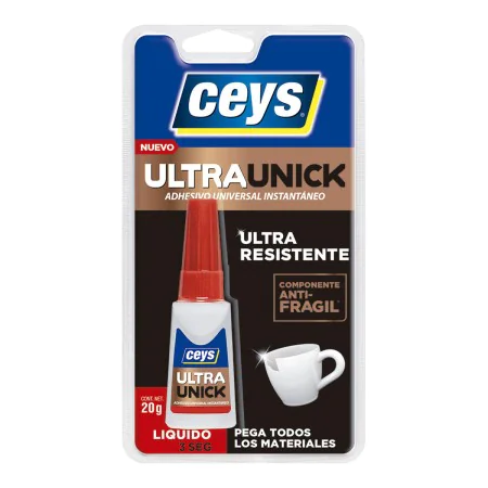 Sekundenkleber Ceys Ultraunik von Ceys, Mehrzweckwerkzeuge und Zubehör - Ref: S7908746, Preis: 13,44 €, Rabatt: %