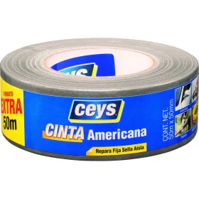 Duct tape Ceys Silver (50 m x 50 mm) by Ceys, Adhesive tape - Ref: S7908781, Price: 13,47 €, Discount: %