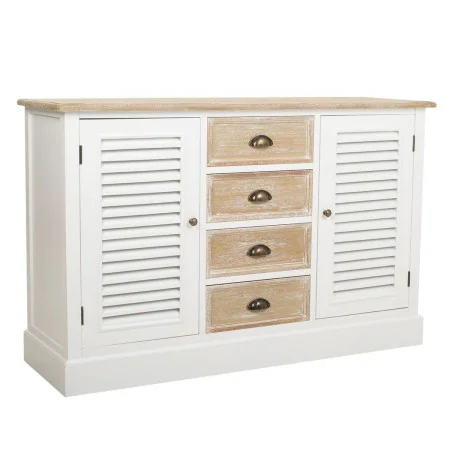 Credenza Alexandra House Living Bianco Legno di paulownia Legno MDF 40 x 80 x 124 cm di Alexandra House Living, Credenze e bu...