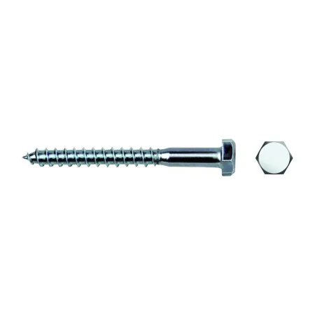 Tornillo tirafondo CELO DIN 571 50 mm Ø 6 mm Hexagonal Zincado (250 Unidades) de CELO, Tornillos - Ref: S7908985, Precio: 24,...