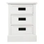 Mesa de Cabeceira Alexandra House Living Branco 35 x 60 x 45 cm de Alexandra House Living, Mesinhas de cabeceira - Ref: D1630...