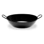 Deep Pan with Handles Vaello Black Enamelled Steel (Ø 28 cm) by Vaello, Frying Pans - Ref: S7909215, Price: 15,67 €, Discount: %