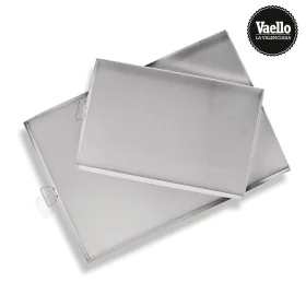 Plateau pour Four Vaello 75497 42 x 28 x 5,5 cm Aluminium Chrome de Vaello, Plats à rôtir - Réf : S7909233, Prix : 10,51 €, R...