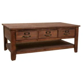 Table Basse Alexandra House Living Marron Bois d'épicéa Bois MDF 66 x 48 x 120 cm de Alexandra House Living, Tables - Réf : D...