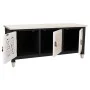 Mobile Aggiuntivo Alexandra House Living Bianco Nero Legno di abete Legno MDF 40 x 46 x 105 cm di Alexandra House Living, Tav...