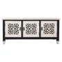 Mobile Aggiuntivo Alexandra House Living Bianco Nero Legno di abete Legno MDF 40 x 46 x 105 cm di Alexandra House Living, Tav...