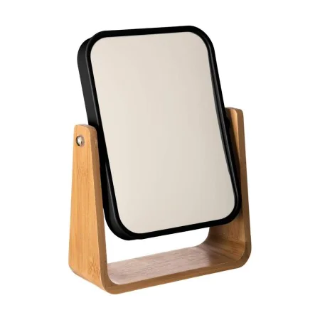 Mirror with Mounting Bracket 5five Natureo Black Bamboo 22 x 16 x 6 cm by 5five, Mirrors - Ref: S7909799, Price: 12,04 €, Dis...