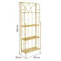 Shelves Alexandra House Living Yellow Ironwork 28 x 160 x 60 cm by Alexandra House Living, Shelving & Storage - Ref: D1630584...