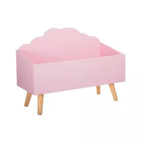 Baú 5five Nuvens Infantil Cor de Rosa Madeira MDF (58 x 28 x 45,5 cm) de 5five, Armazenamento - Ref: S7909862, Preço: 32,20 €...