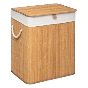 Laundry Basket 5five 50 x 41.5 x 30 cm White Bamboo by 5five, Laundry Baskets - Ref: S7909868, Price: 24,02 €, Discount: %