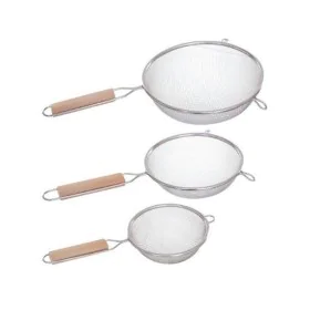 Sieb-Set Secret de Gourmet Holz Edelstahl (3 Stücke) von Secret de Gourmet, Siebe & Spitzsiebe - Ref: S7909885, Preis: 10,56 ...