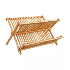 Draining Rack for Kitchen Sink 5five Foldable Natural Bamboo (42 x 33,5 x 25,5 cm) by 5five, Draining Boards - Ref: S7909889,...