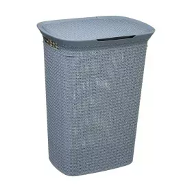 Laundry basket 5five 61,5 x 46 x 35 cm Grey 57 L polypropylene by 5five, Laundry Baskets - Ref: S7909941, Price: 27,42 €, Dis...