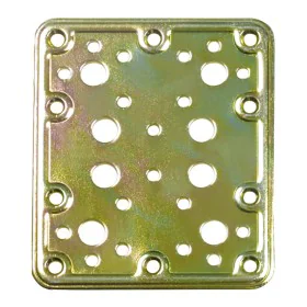 Fixing Plate AMIG 504-12126 Bichromated Golden Steel (200 x 100 mm) by AMIG, Door Plates - Ref: S7910070, Price: 6,82 €, Disc...