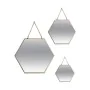 Ensemble de miroirs Atmosphera Hexagonal Doré Métal (3 Pièces) de Atmosphera, Miroirs muraux - Réf : S7910237, Prix : 22,98 €...