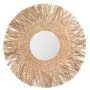 Miroir mural Atmosphera Jungly Rond Naturel Joncs (Ø 80 cm) de Atmosphera, Miroirs muraux - Réf : S7910241, Prix : 47,57 €, R...