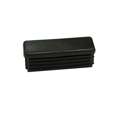 Ferrule/Terminal plug EDM 75093 Staircase 64 x 25 mm Black Polyethylene (2 Units) by EDM, Furniture Cups - Ref: S7910298, Pri...