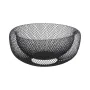 Fruit Bowl 5five Noir Kitchen Black Metal 27 cm Ø 27 cm by 5five, Bowls and large cups - Ref: S7910317, Price: 13,60 €, Disco...