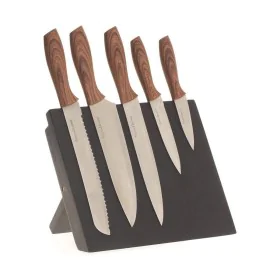 Set di Coltelli da Cucina con Supporto 5five (32 x 23,2 x 19 cm) di 5five, Ceppi portacoltelli - Rif: S7910319, Prezzo: 39,77...