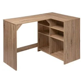 Scrivania 5five 6 Mensole Forma a L Naturale Legno 110 x 75 x 69 cm di 5five, Scrivanie e tavoli per computer - Rif: S7910389...