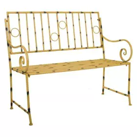 Bench Alexandra House Living Yellow Metal 50 x 92 x 126 cm by Alexandra House Living, Benches - Ref: D1630590, Price: 164,02 ...