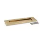 Briefkastenplatten Gold (100 x 305 mm) von BigBuy Home, Wandbriefkästen - Ref: S7910471, Preis: 40,31 €, Rabatt: %