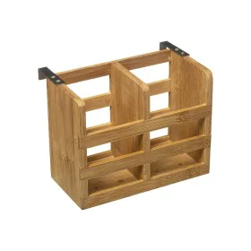 Escurridor para Cubiertos Bambú 16 x 12.5 x 10 cm de BigBuy Home, Estantes y soportes - Ref: S7910526, Precio: 8,71 €, Descue...