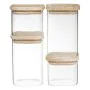 4 Tubs Secret de Gourmet Kitchen Stackable Glass by Secret de Gourmet, Food storage - Ref: S7910527, Price: 29,63 €, Discount: %