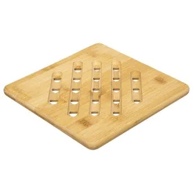 Salvamantel Marrón Bambú Cuadrado 20 x 20 cm Ø 20 cm de BigBuy Home, Salvamanteles - Ref: S7910529, Precio: 5,25 €, Descuento: %