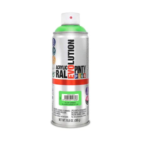 Peinture en spray Pintyplus Evolution F136 400 ml Fluorescent Vert de Pintyplus, Peintures à pulvériser - Réf : S7910554, Pri...